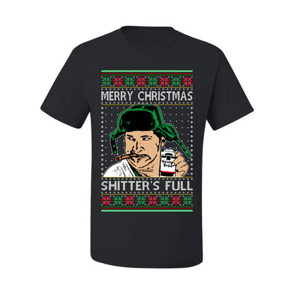 Shitter's Full Cousin Eddie Christmas Family Vacation Ugly Christmas Sweater, Christmas Gifts, Funny Xmas Gift Idea, Men's T-Shirt