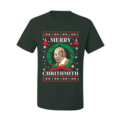 Mike Tyson  Ugly T-shirt Merry Chrithmith Ugly Christmas T-shirt  Ugly Christmas  Men's T-Shirt