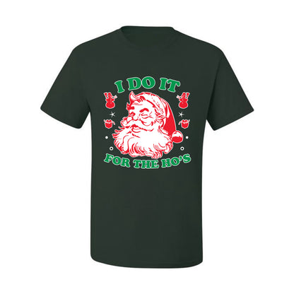 Men's Ugly T-shirt for Christmas  Shirt "I Do it for the Hos" Ugly Christmas T-shirt  Ugly Christmas  Men's T-Shirt