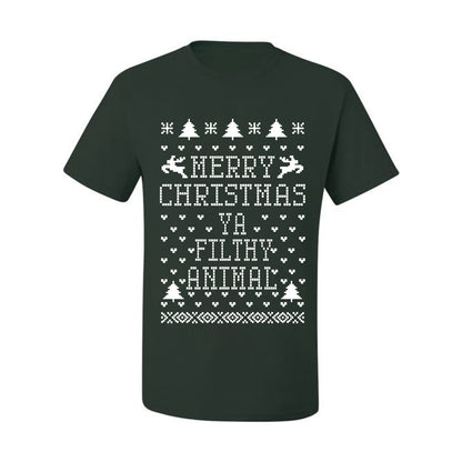 Merry Xmas You Filthy Animal, Christmas Gifts, Funny Xmas Gift Idea, Ugly Christmas Sweater Men's T-Shirt