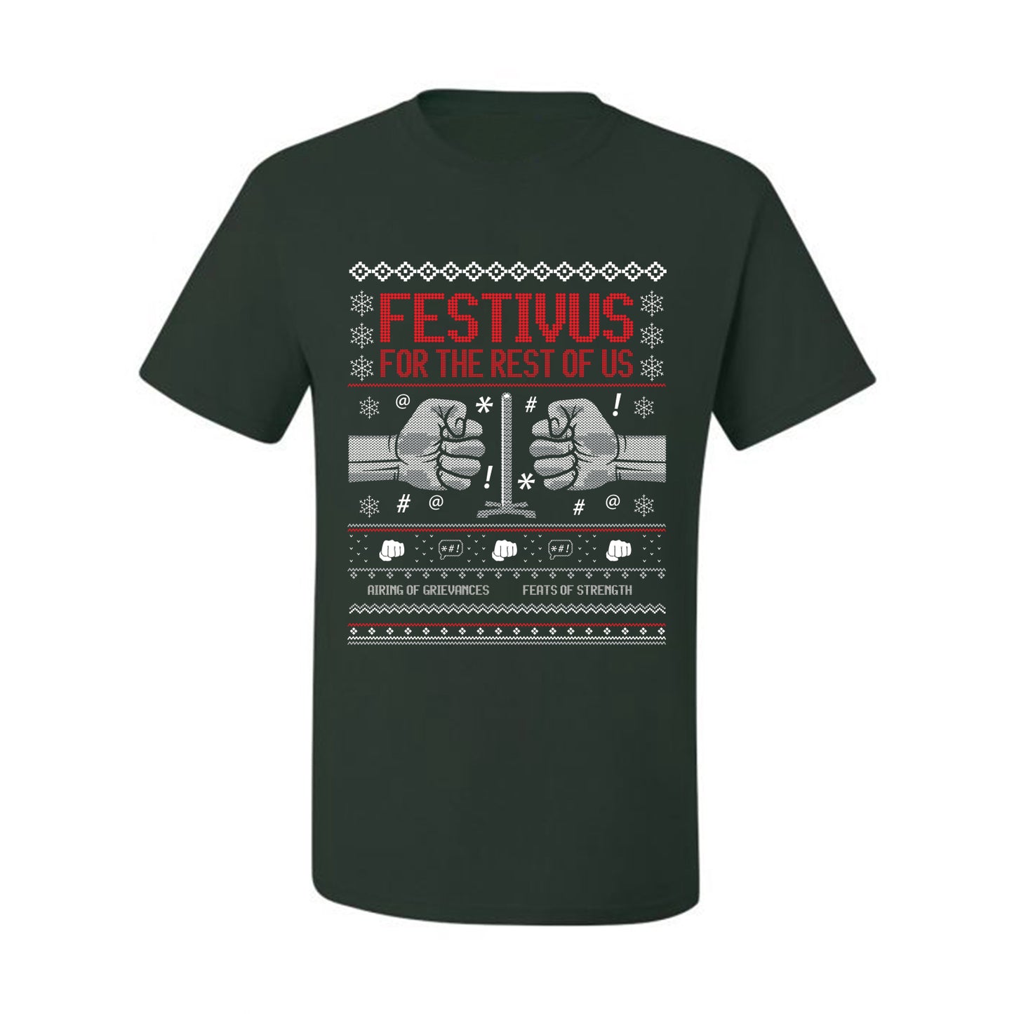 Festivus for the Rest of Us, Christmas Gifts, Funny Xmas Gift Idea, Ugly Christmas Sweater Men's T-Shirt