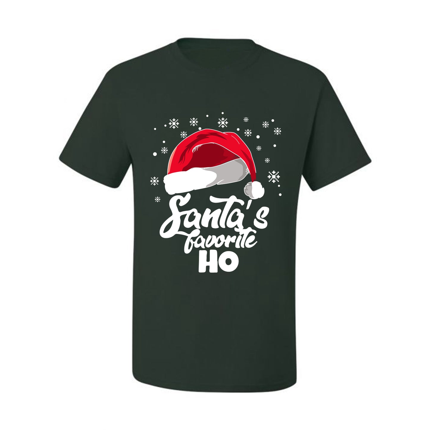 Ugly Christmas  "Santa's Favorite Ho" Butcher's Kitchen, Grilling, Cooking, BBQ  Ugly Christmas Tshirt Men's Graphic T-Shirt Ugly Christmas  Men's T-Shirt