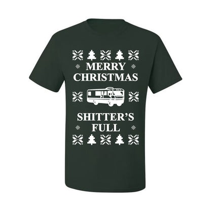 Full Ugly Xmas Tshirt Bodysuit for Infant Creeper Boys Girls Baby, Merry Christmas Shitters Ugly Christmas Tshirt Men's Graphic T-Shirt Ugly Christmas  Men's T-Shirt