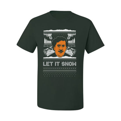 Ugly Christmas  Tshirt Graphic Funny, Let It Snow, Pablo Escobar, Merry Xmas Ugly Christmas Tshirt Men's Graphic T-Shirt Ugly Christmas  Men's T-Shirt