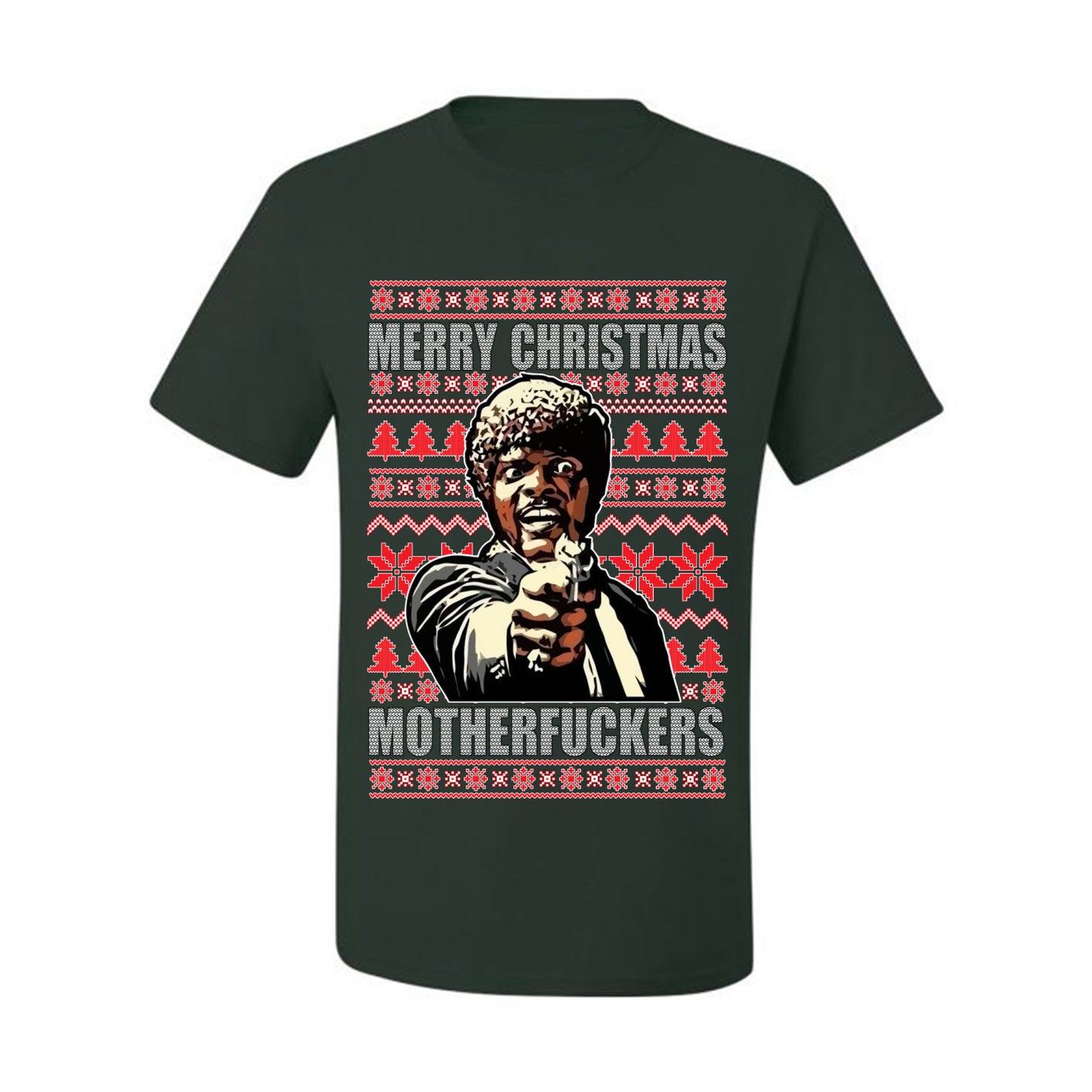 Ugly Xmas Tshirt , Merry Christmas Motherfuckers Ugly Christmas Tshirt Men's Graphic T-Shirt Ugly Christmas  Men's T-Shirt