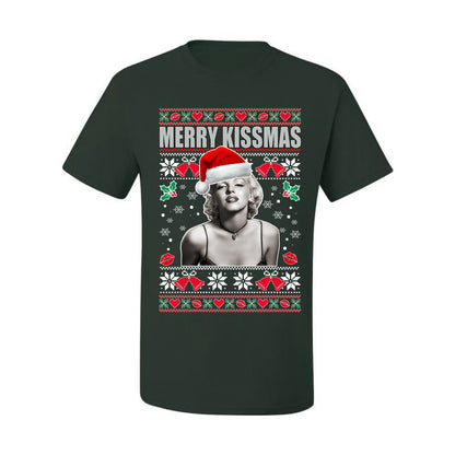 Merry Kissmas Marilyn Monroe, Christmas Gifts, Funny Xmas Gift Idea, Ugly Christmas Sweater Men's T-Shirt