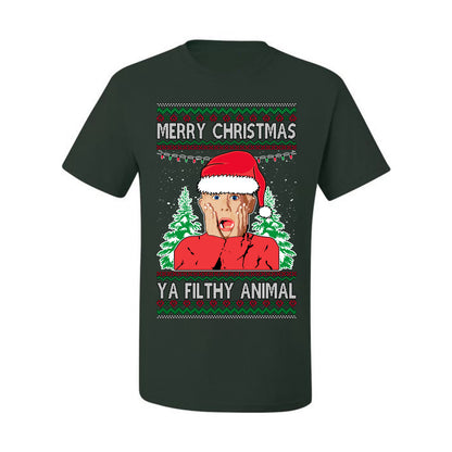 Ugly  T-shirt Merry Christmas Home Alone Kid Ugly Christmas T-shirt  Ugly Christmas  Men's T-Shirt