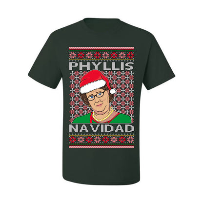 Graphic Ugly Holiday Office  Phyllis Navidad  Ugly Christmas T-shirt  Ugly Christmas  Men's T-Shirt