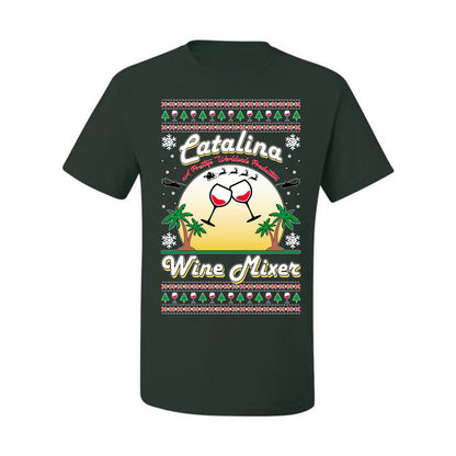 Men's Graphic T-Shirt Ugly Xmas Tshirt, Catalina Wine Mixer Boats and Hoes Step Brothers, Ugly Christmas Tshirt Men's Graphic T-Shirt Ugly Christmas  Men's T-Shirt