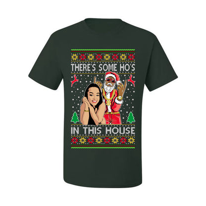 Santa the Plug Hos In This House , Merry Christmas Tee, Ugly Christmas,  Sweater Men's T-Shirt