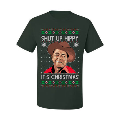 Shut Up Hippy It's Christmas , Merry Christmas Tee, Ugly Christmas,  Sweater Men's T-Shirt