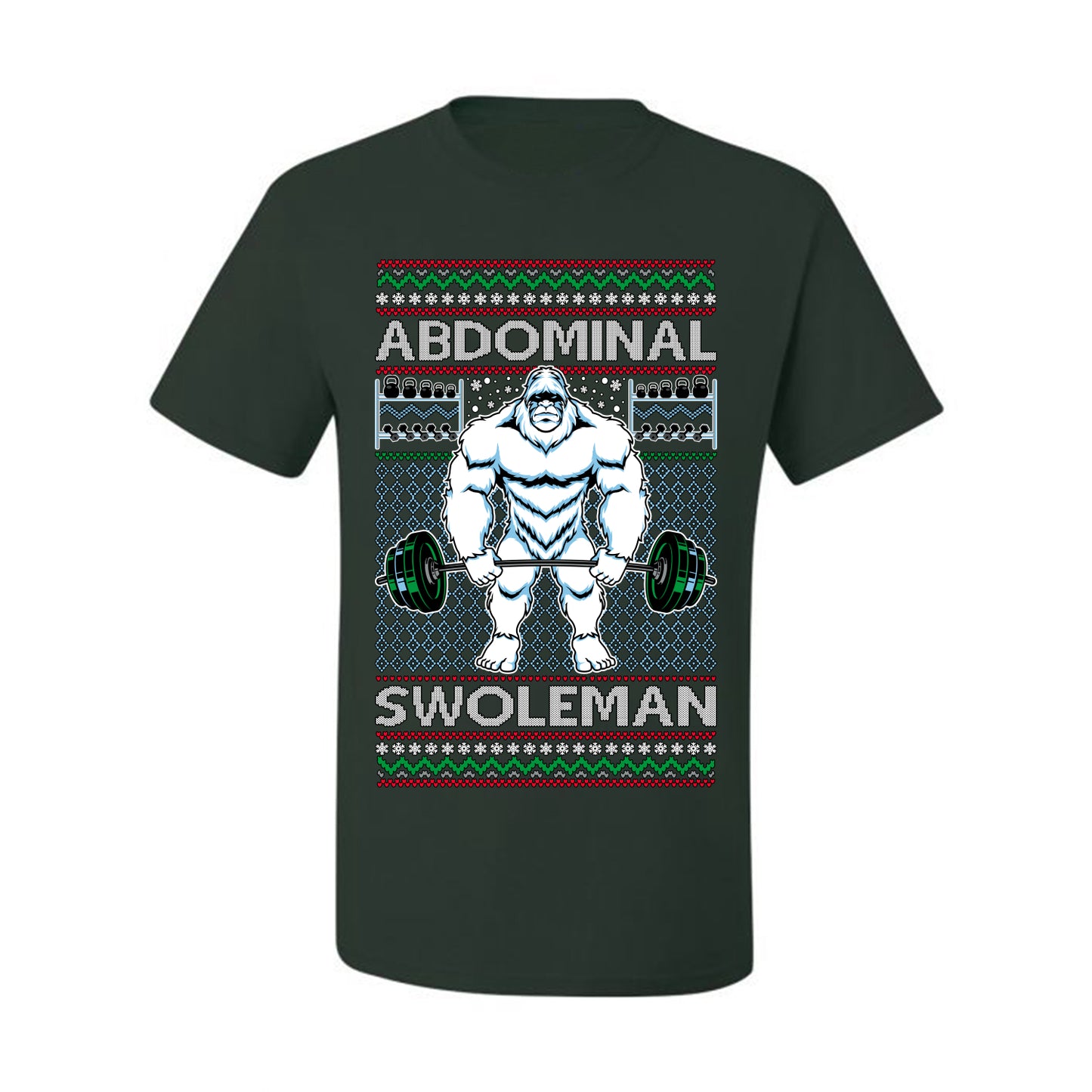 Merry Liftmas Abdominal Swoleman, Christmas Gifts, Funny Xmas Gift Idea, Ugly Christmas Sweater Men's T-Shirt