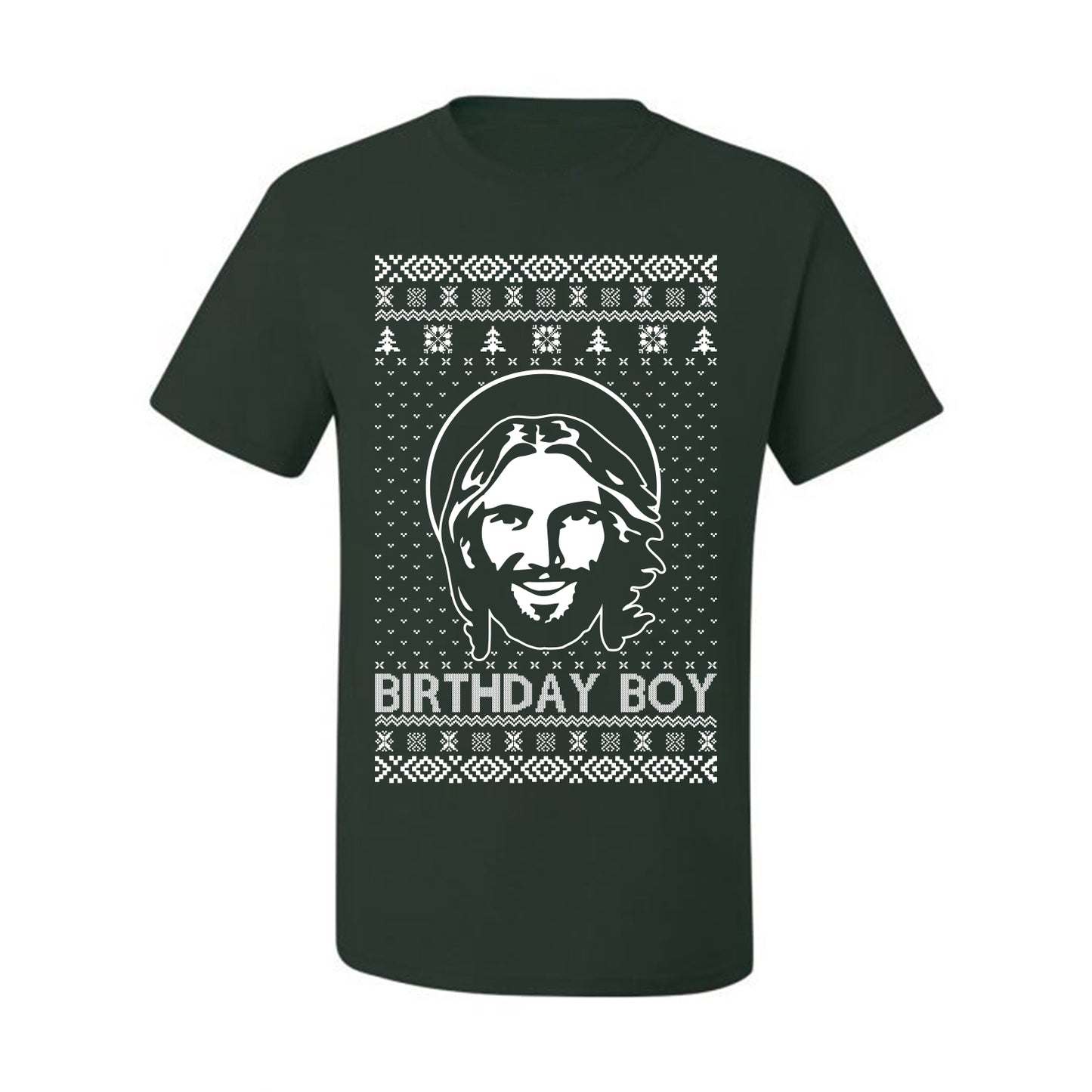 Birthday Boy Jesus Christ, Christmas Gifts, Funny Xmas Gift Idea, Ugly Christmas Sweater Men's T-Shirt
