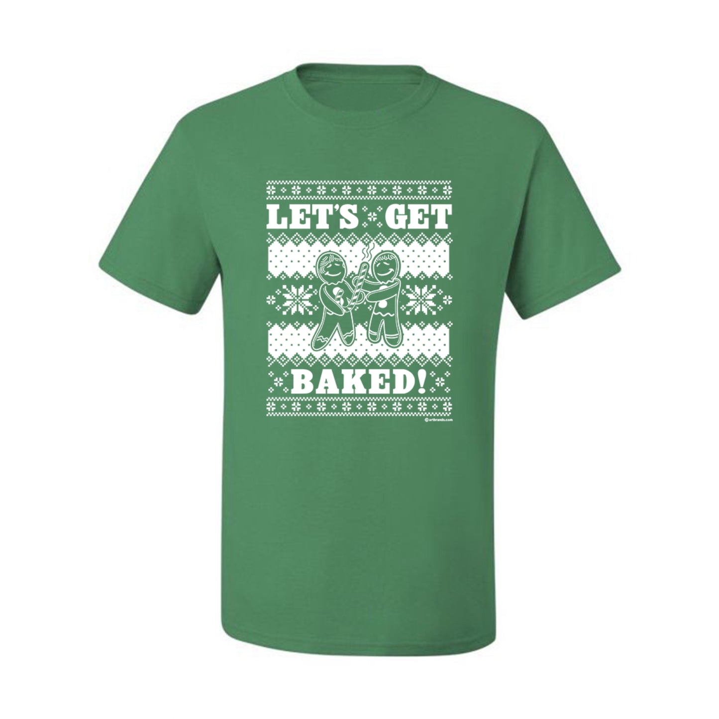 Graphic Ugly Xmas Tshirt , Holiday Ginger Bread Design, Let's Get Baked  Ugly Christmas Tshirt Men's Graphic T-Shirt Ugly Christmas  Men's T-Shirt