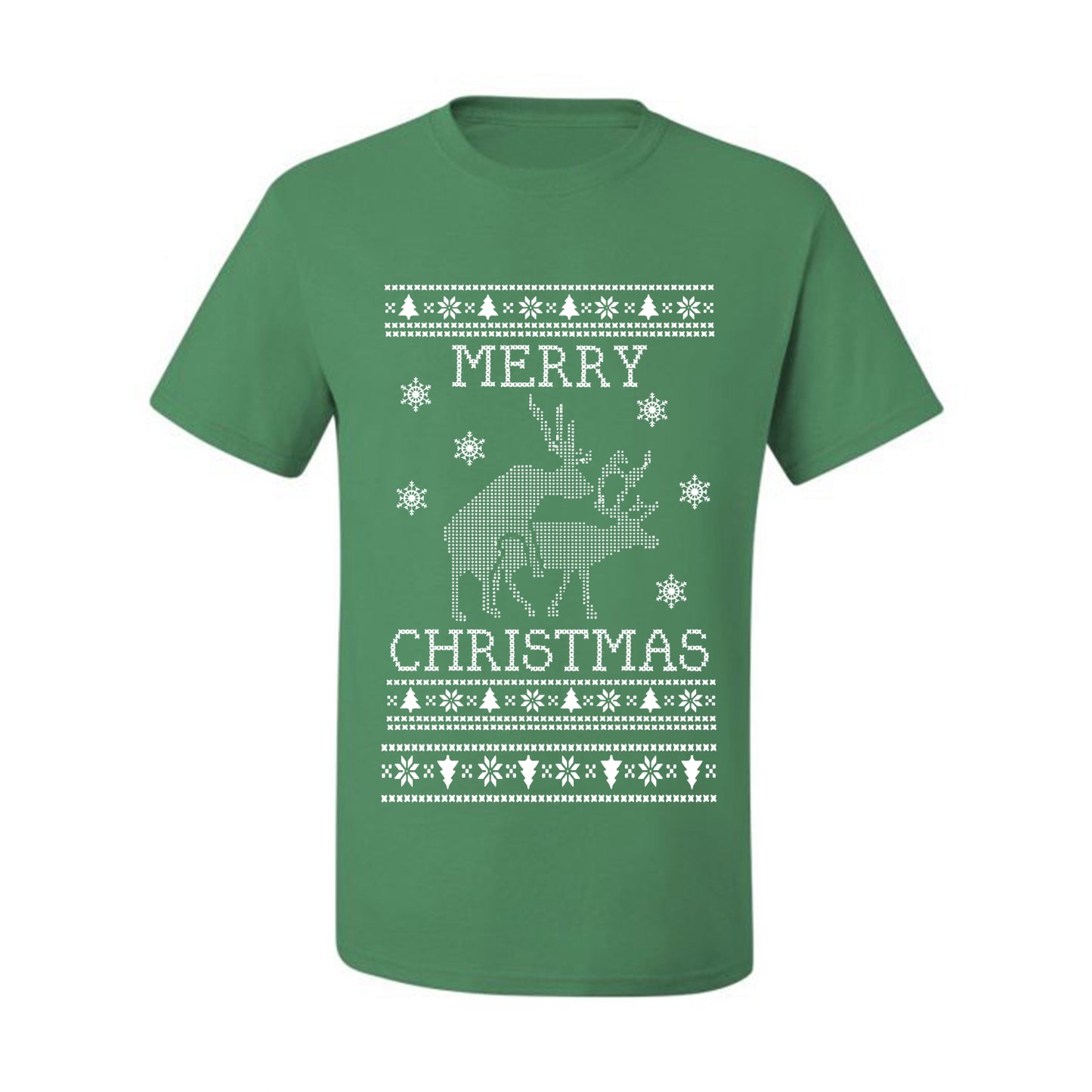 Funny  Ugly Xmas Holiday T-shirt  Merry Christmas Reindeer Humping  Ugly Christmas T-shirt  Ugly Christmas  Men's T-Shirt