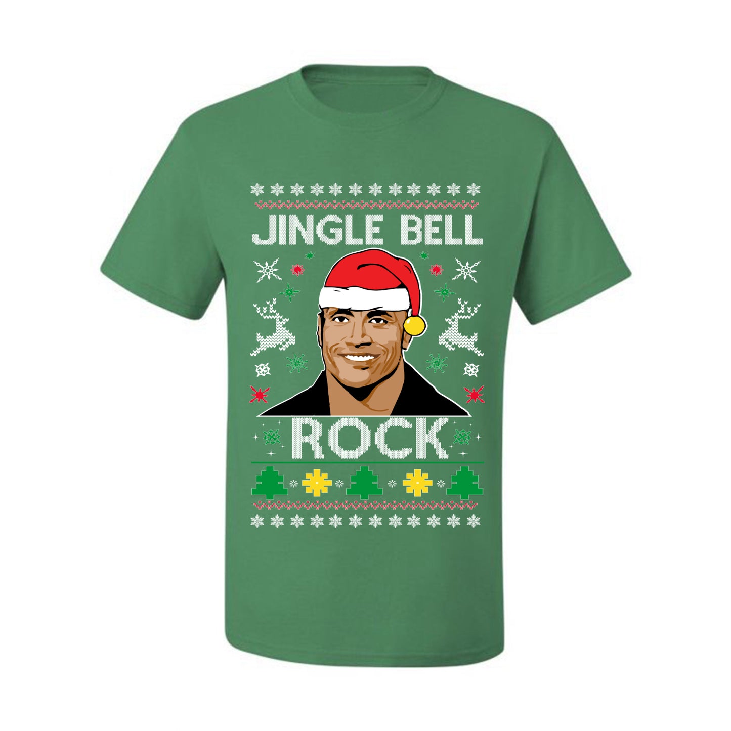 Jingle Bell Rock, Christmas Gifts, Funny Xmas Gift Idea, Ugly Christmas Sweater Men's T-Shirt