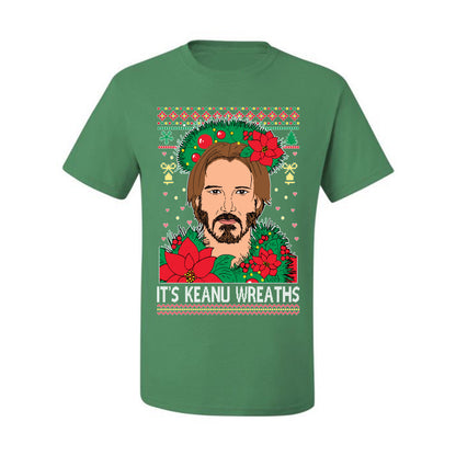It's Keanu Wreaths ,Christmas Gifts, Funny Xmas Gift Idea, Ugly Christmas Sweater Men's T-Shirt