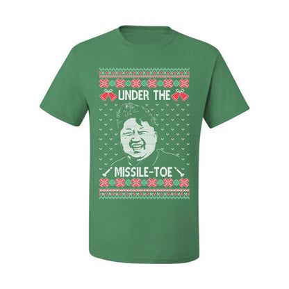 Under The Missle Toe ,Christmas Gifts, Funny Xmas Gift Idea, Ugly Christmas Sweater Men's T-Shirt