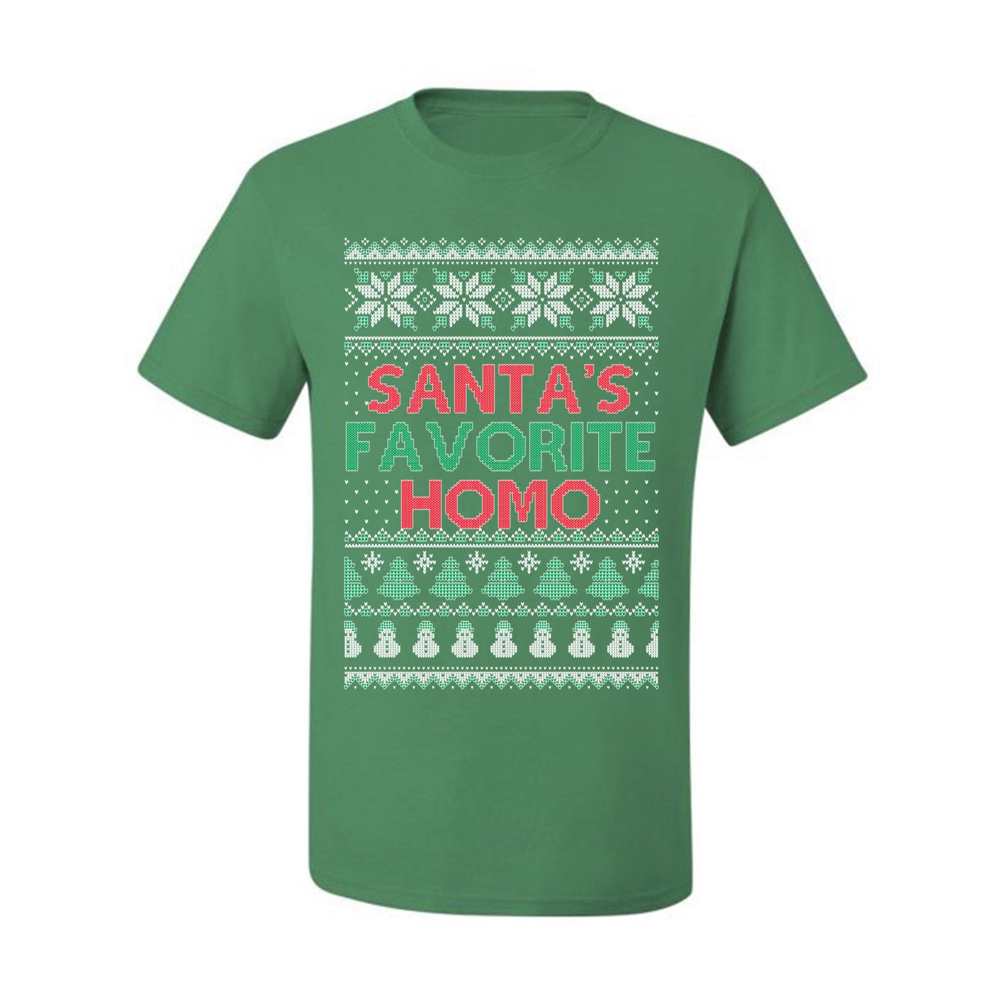 Santa's Favorite Homo ,Christmas Gifts, Funny Xmas Gift Idea, Ugly Christmas Sweater Men's T-Shirt