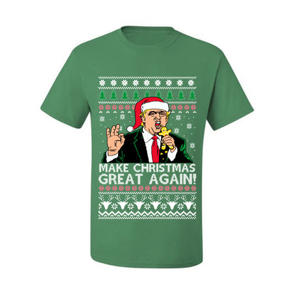 Funny Graphic Meme Ugly  Christmas  Tshirt , Donald Trump, "Make Christmas Great Again" Ugly Christmas Tshirt Men's Graphic T-Shirt Ugly Christmas  Men's T-Shirt