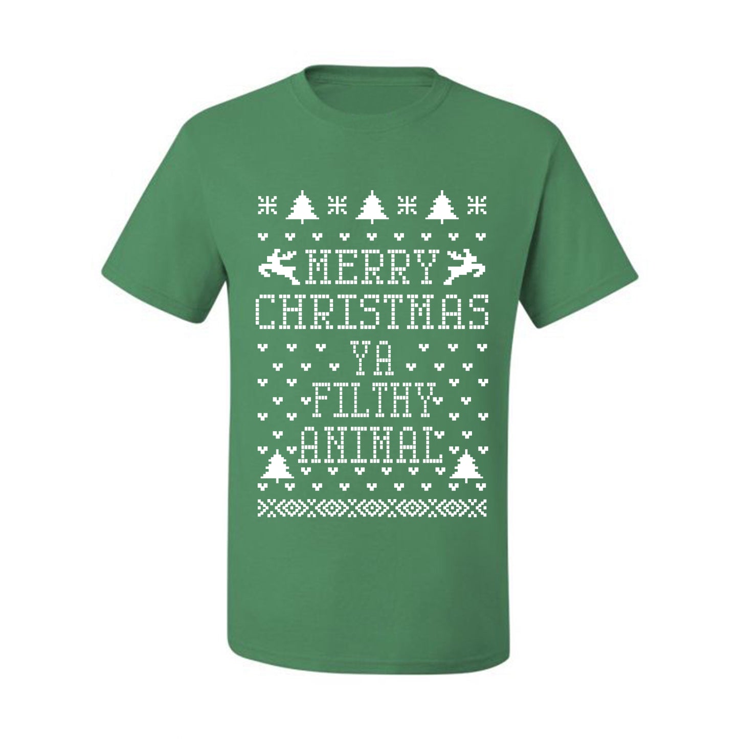 Merry Xmas You Filthy Animal, Christmas Gifts, Funny Xmas Gift Idea, Ugly Christmas Sweater Men's T-Shirt