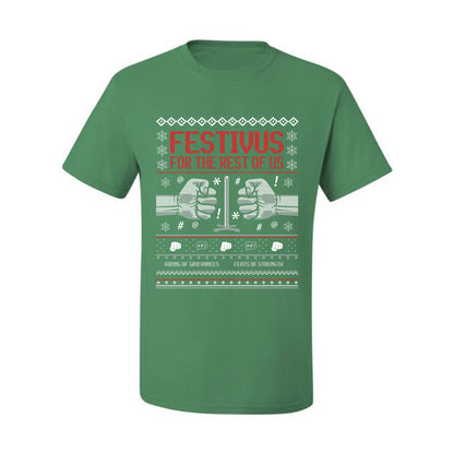 Festivus for the Rest of Us, Christmas Gifts, Funny Xmas Gift Idea, Ugly Christmas Sweater Men's T-Shirt
