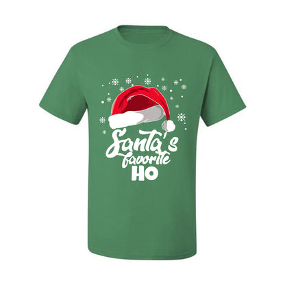 Ugly Christmas  "Santa's Favorite Ho" Butcher's Kitchen, Grilling, Cooking, BBQ  Ugly Christmas Tshirt Men's Graphic T-Shirt Ugly Christmas  Men's T-Shirt