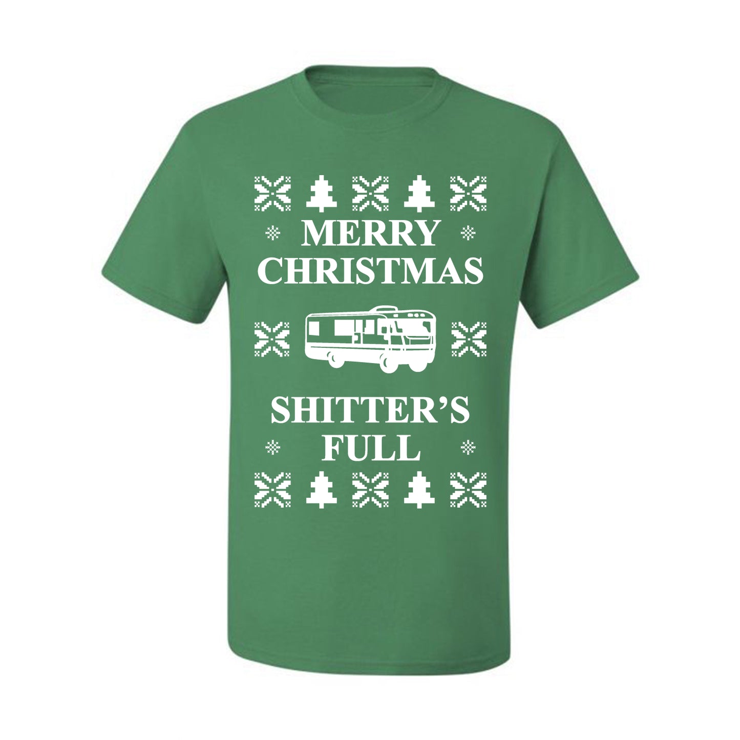 Full Ugly Xmas Tshirt Bodysuit for Infant Creeper Boys Girls Baby, Merry Christmas Shitters Ugly Christmas Tshirt Men's Graphic T-Shirt Ugly Christmas  Men's T-Shirt