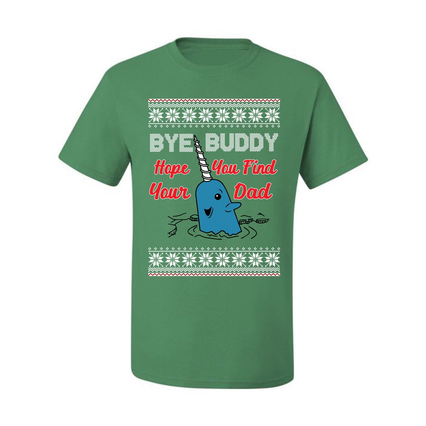 Hope You Find Your Dad Funny Elf Christmas Quote, Christmas Gifts, Funny Xmas Gift Idea, Ugly Christmas Sweater Men's T-Shirt