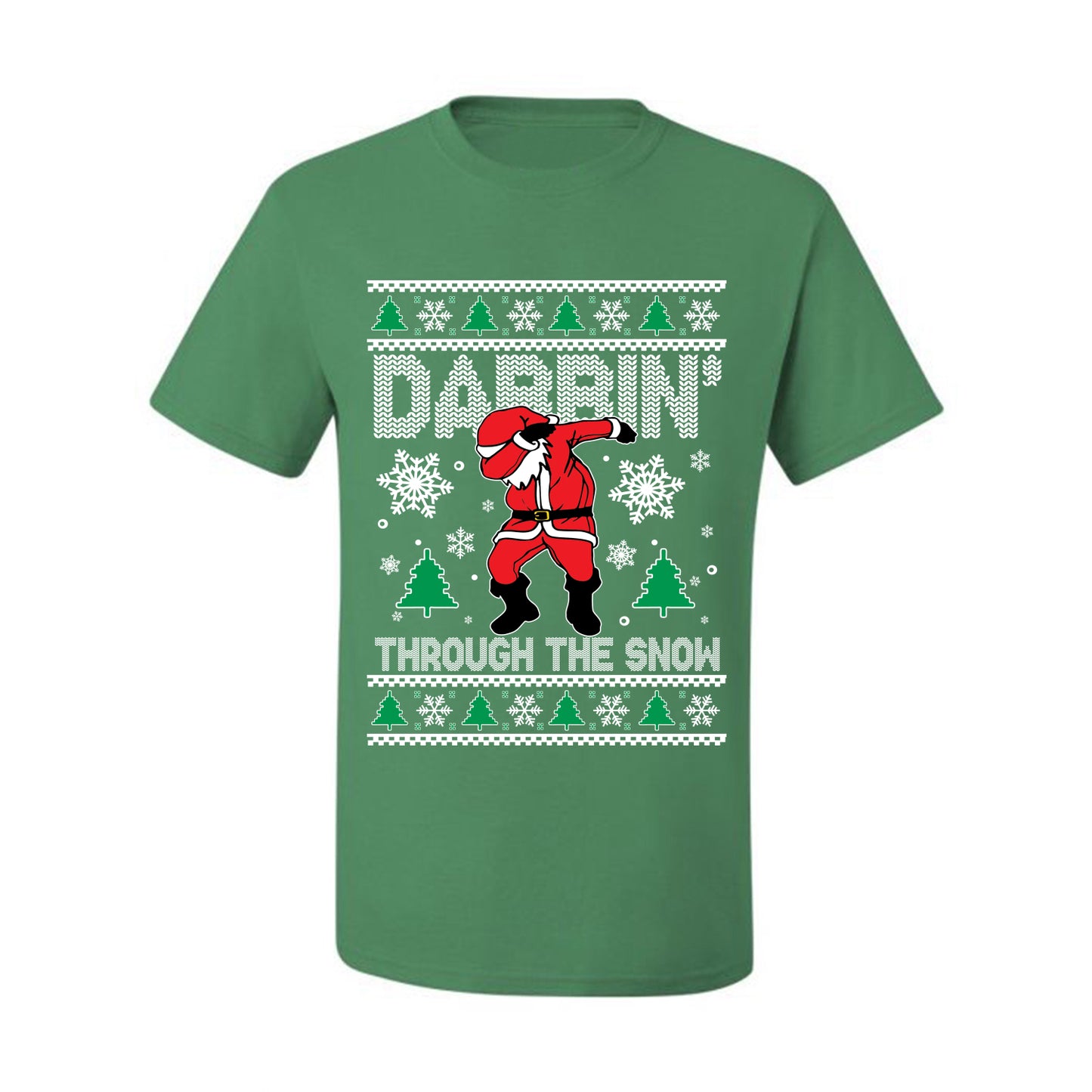 Ugly Holiday  Tshirt , Dabbing Through The Snow, Wild Bobby Ugly Christmas Tshirt Men's Graphic T-Shirt Ugly Christmas  Men's T-Shirt