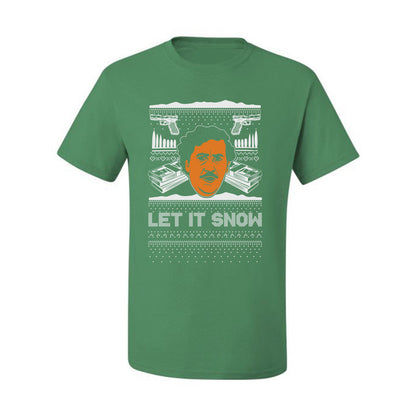 Ugly Christmas  Tshirt Graphic Funny, Let It Snow, Pablo Escobar, Merry Xmas Ugly Christmas Tshirt Men's Graphic T-Shirt Ugly Christmas  Men's T-Shirt