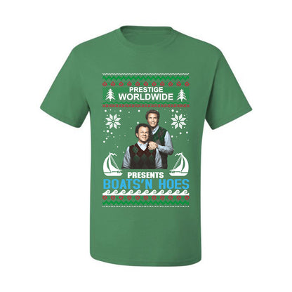 Prestige Worldwide Boats N' Hoes Step Brothers, Christmas Gifts, Funny Xmas Gift Idea, Ugly Christmas Sweater Men's T-Shirt