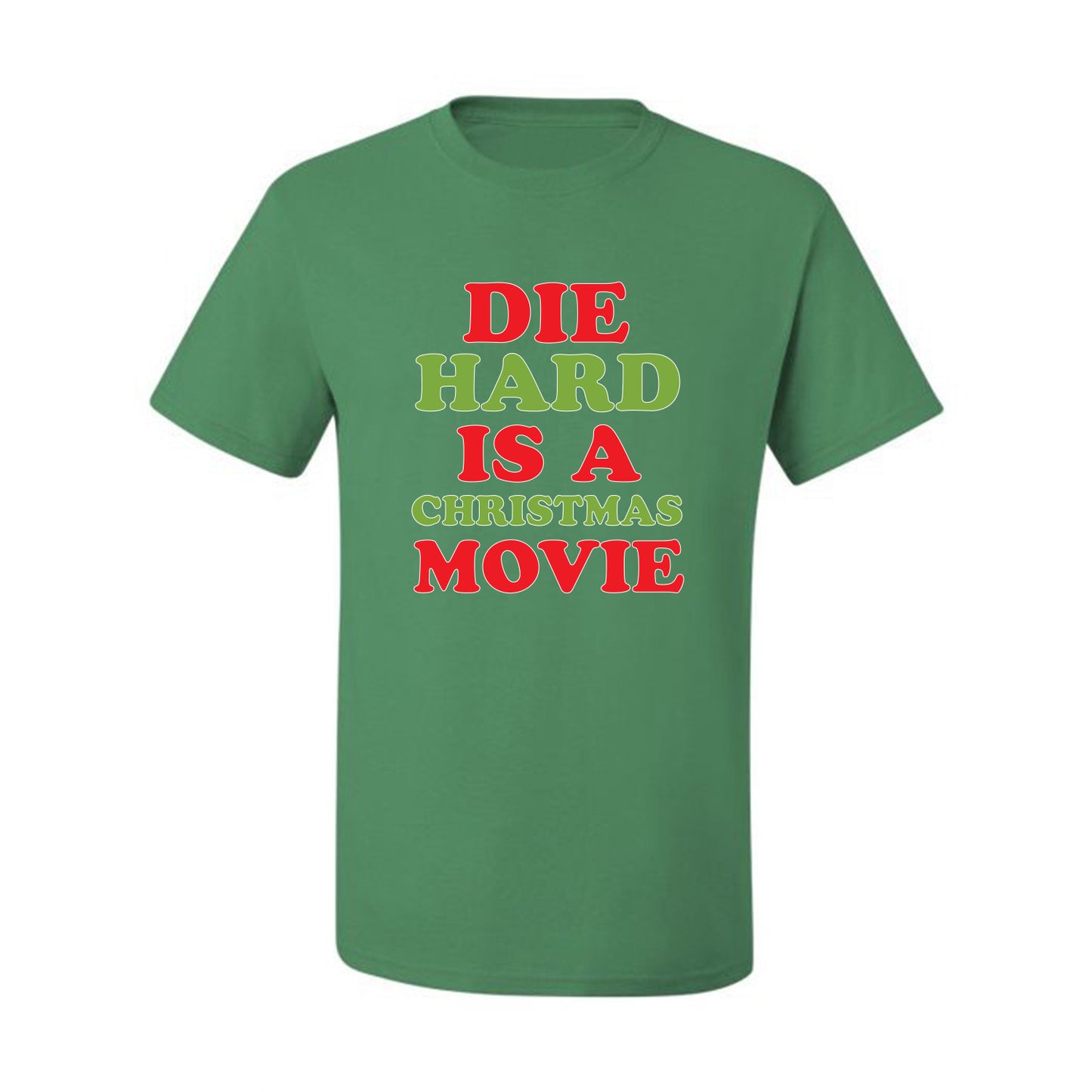 Men's Christmas  Shirt, Die Hard is a Christmas Movie Ugly Christmas Tshirt Men's Graphic T-Shirt Ugly Christmas  Men's T-Shirt