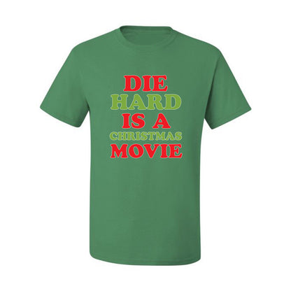 Men's Christmas  Shirt, Die Hard is a Christmas Movie Ugly Christmas Tshirt Men's Graphic T-Shirt Ugly Christmas  Men's T-Shirt
