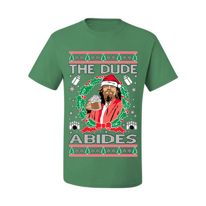Big Lebowski - The Dude Abides, Christmas Gifts, Funny Xmas Gift Idea, Ugly Christmas Sweater Men's T-Shirt