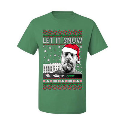 Hunter Let It Snow Biden , Merry Christmas Tee, Ugly Christmas,  Sweater Men's T-Shirt