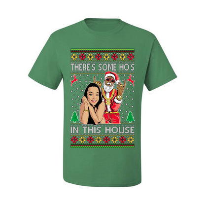Santa the Plug Hos In This House , Merry Christmas Tee, Ugly Christmas,  Sweater Men's T-Shirt