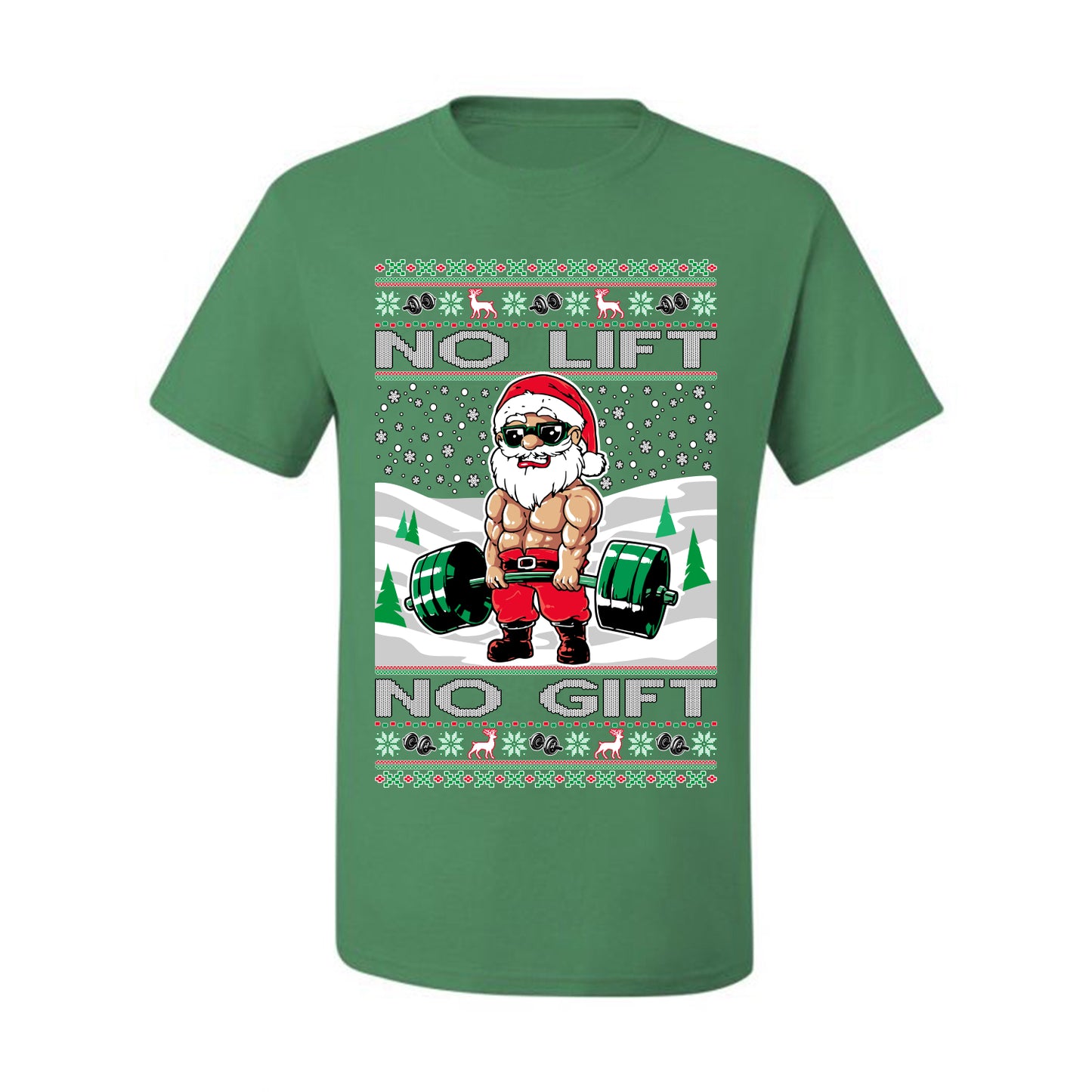 Merry Liftmas No Lift No Gift, Christmas Gifts, Funny Xmas Gift Idea, Ugly Christmas Sweater Men's T-Shirt