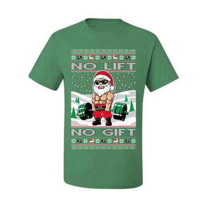 Merry Liftmas No Lift No Gift, Christmas Gifts, Funny Xmas Gift Idea, Ugly Christmas Sweater Men's T-Shirt