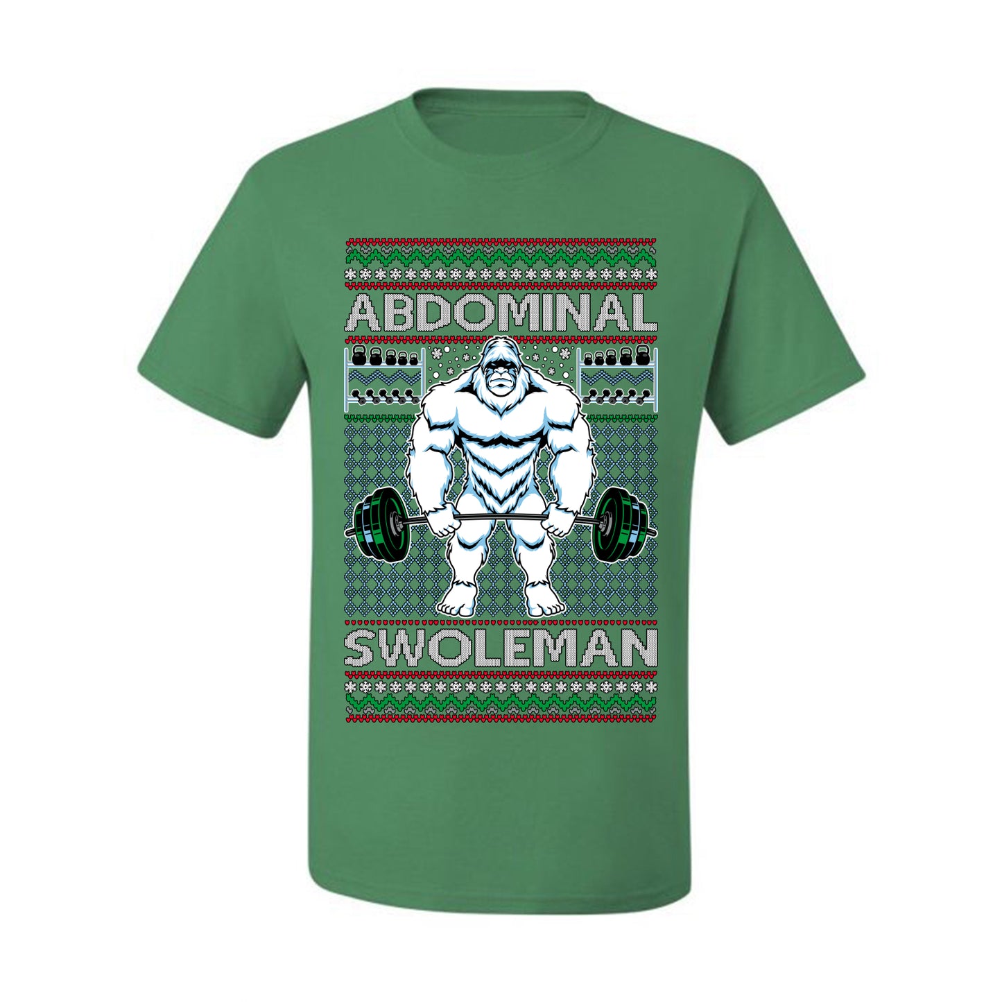 Merry Liftmas Abdominal Swoleman, Christmas Gifts, Funny Xmas Gift Idea, Ugly Christmas Sweater Men's T-Shirt