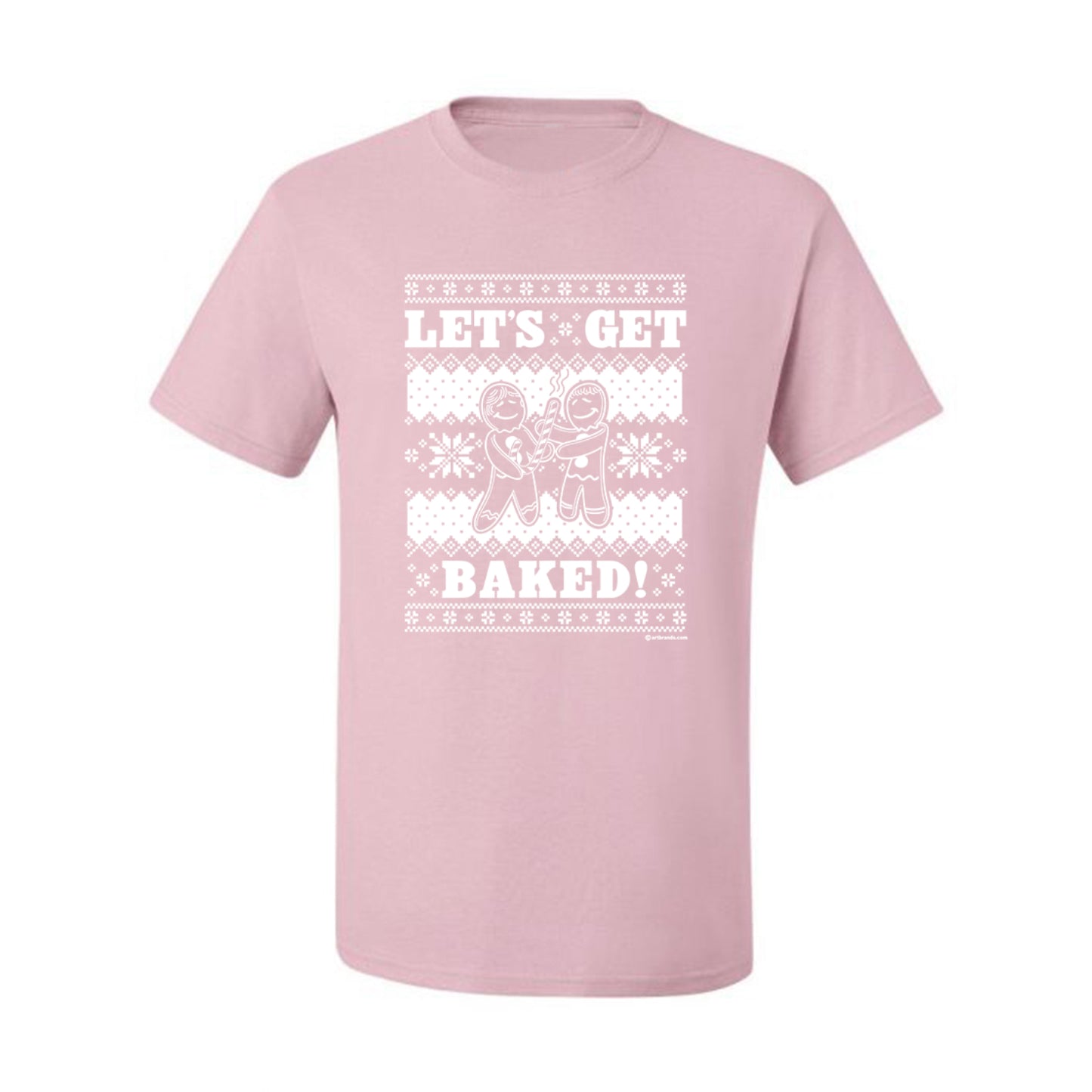 Graphic Ugly Xmas Tshirt , Holiday Ginger Bread Design, Let's Get Baked  Ugly Christmas Tshirt Men's Graphic T-Shirt Ugly Christmas  Men's T-Shirt
