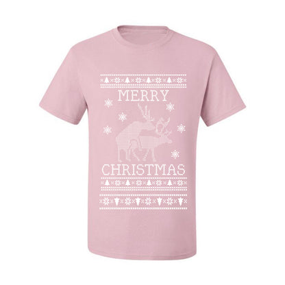 Funny  Ugly Xmas Holiday T-shirt  Merry Christmas Reindeer Humping  Ugly Christmas T-shirt  Ugly Christmas  Men's T-Shirt