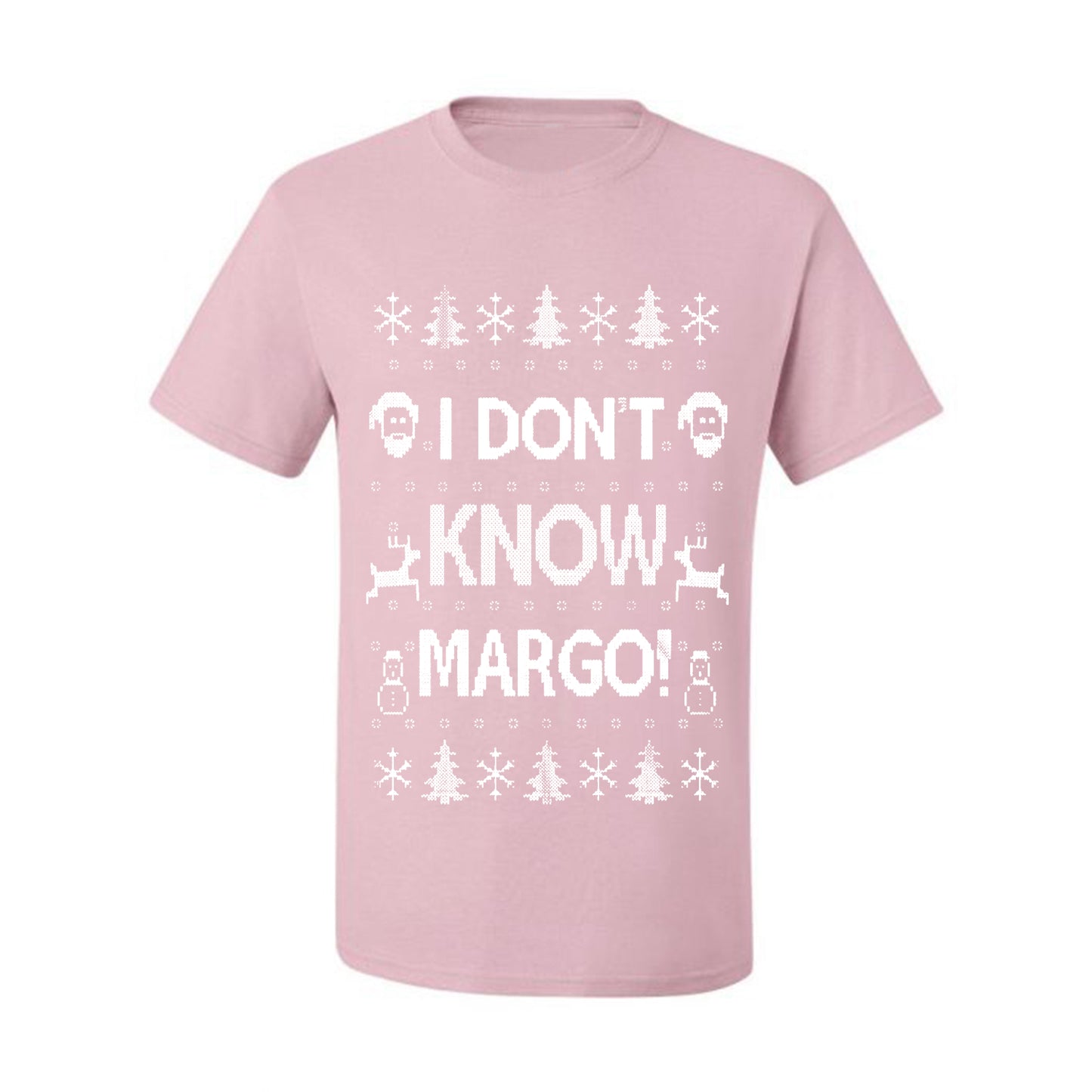 Men's Ugly Holiday Wild Bobby I Don't Know Margo Ugly Christmas T-shirt  Ugly Christmas  Men's T-Shirt