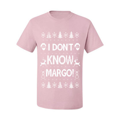 Men's Ugly Holiday Wild Bobby I Don't Know Margo Ugly Christmas T-shirt  Ugly Christmas  Men's T-Shirt