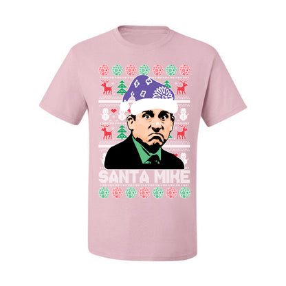 The Office Santa Mike Michael Scott Graphic  Ugly Xmas  T-shirt Ugly Christmas T-shirt  Ugly Christmas  Men's T-Shirt