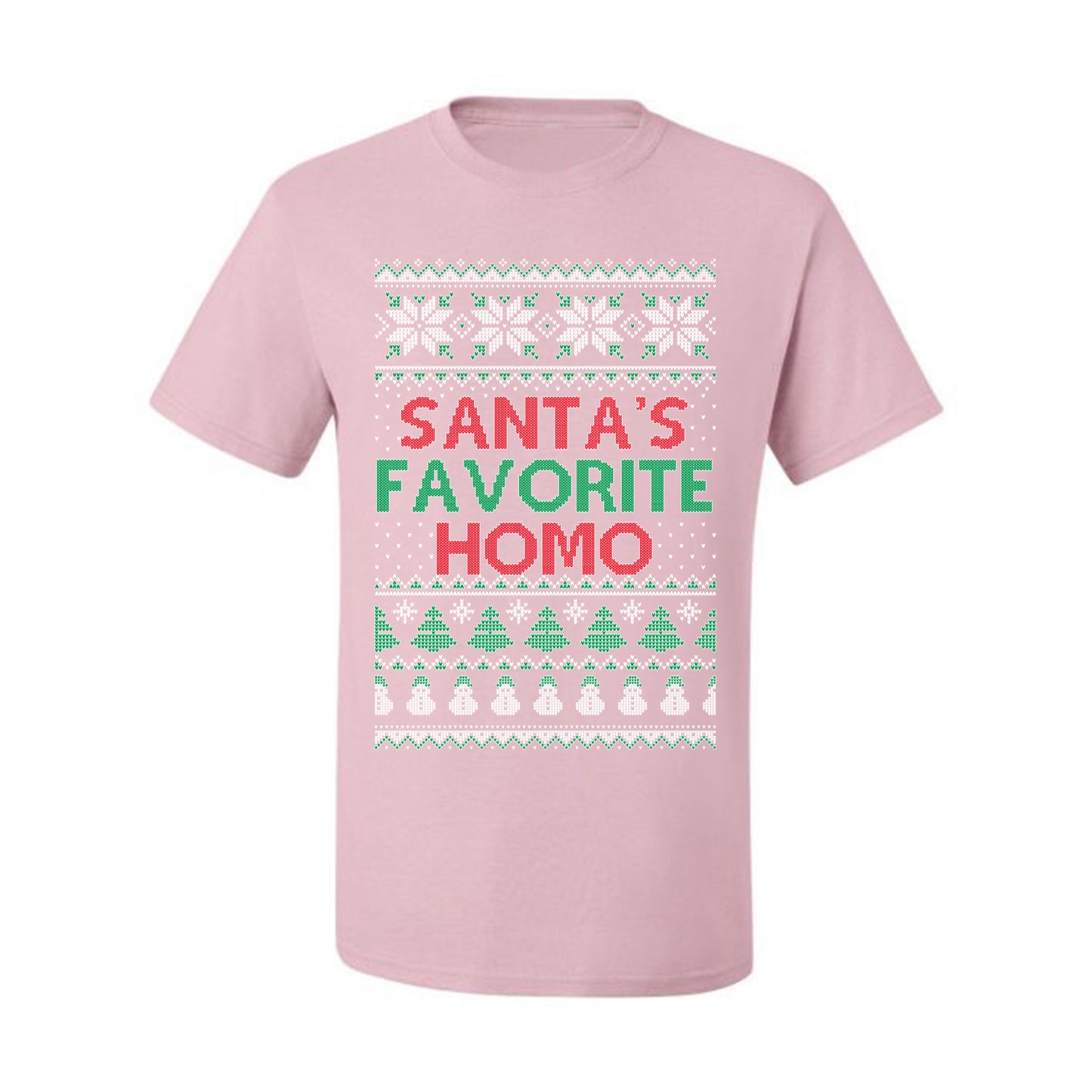 Santa's Favorite Homo ,Christmas Gifts, Funny Xmas Gift Idea, Ugly Christmas Sweater Men's T-Shirt