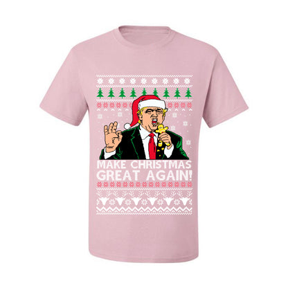 Funny Graphic Meme Ugly  Christmas  Tshirt , Donald Trump, "Make Christmas Great Again" Ugly Christmas Tshirt Men's Graphic T-Shirt Ugly Christmas  Men's T-Shirt