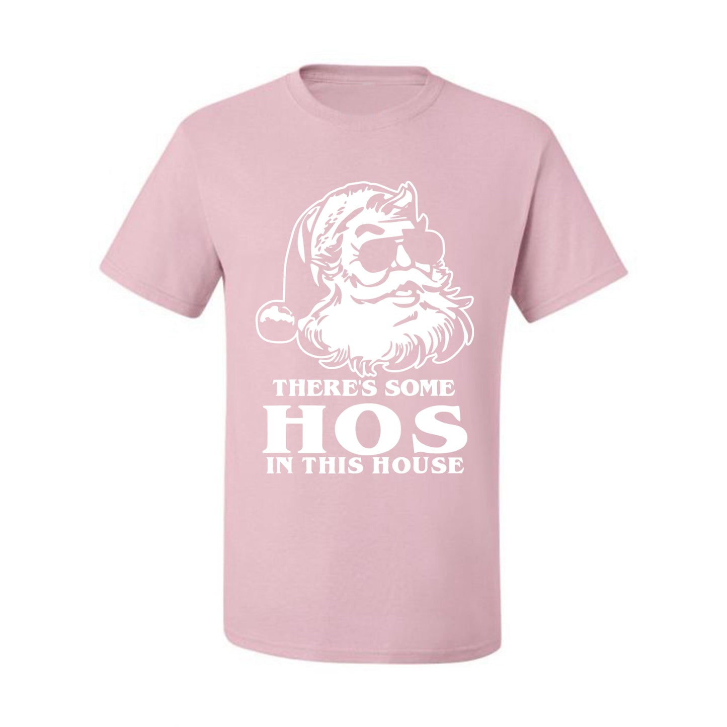 There's Some Hos In This House Ugly Christmas Tshirt Men's Graphic T-Shirt Ugly Christmas  Men's T-Shirt