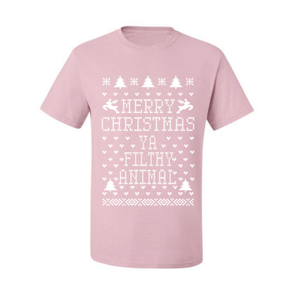 Merry Xmas You Filthy Animal, Christmas Gifts, Funny Xmas Gift Idea, Ugly Christmas Sweater Men's T-Shirt