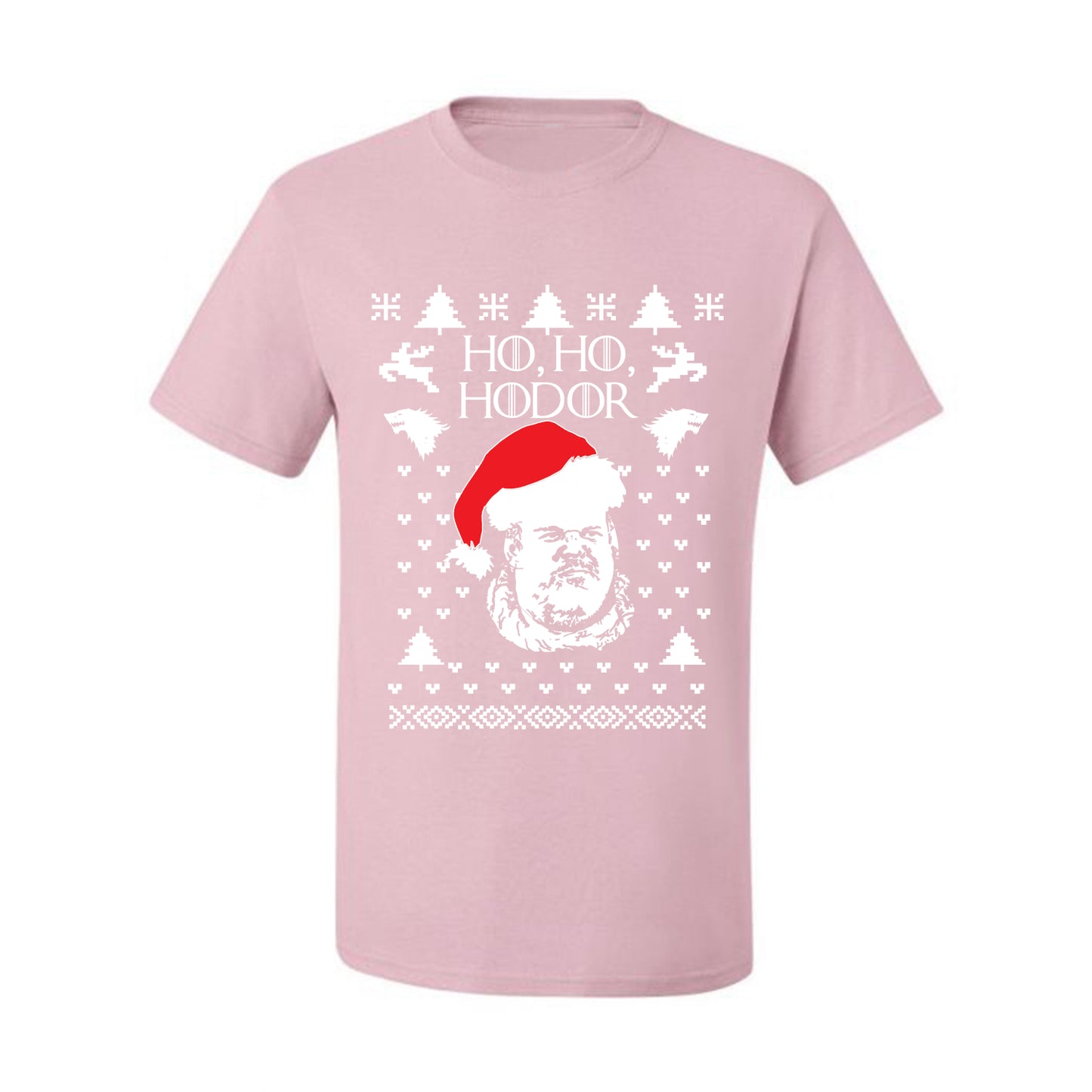 GoT Ugly Xmas  Tshirt, "Ho Ho Hodor" Ugly Christmas Tshirt Men's Graphic T-Shirt Ugly Christmas  Men's T-Shirt